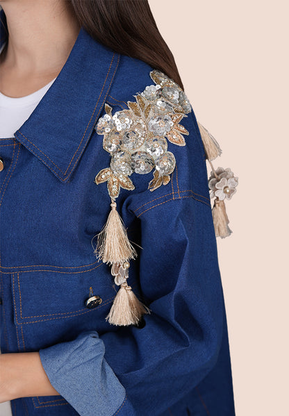 Regal Embellished Denim Jacket