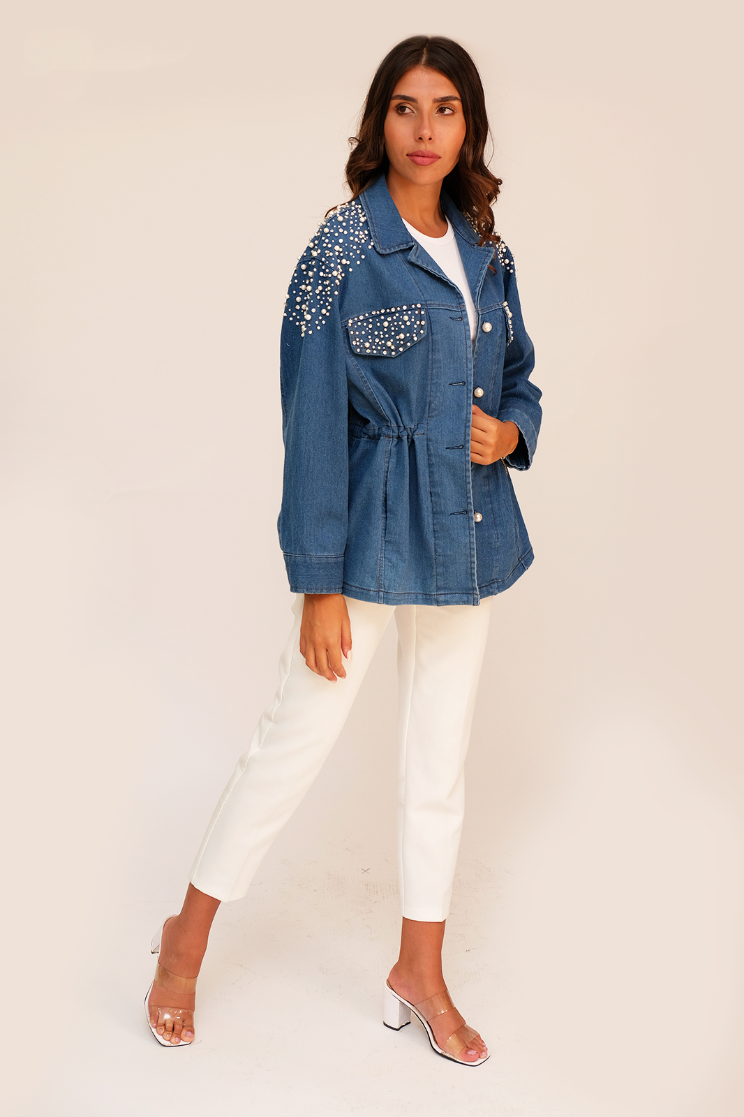 Stardust Embellished Denim Jacket